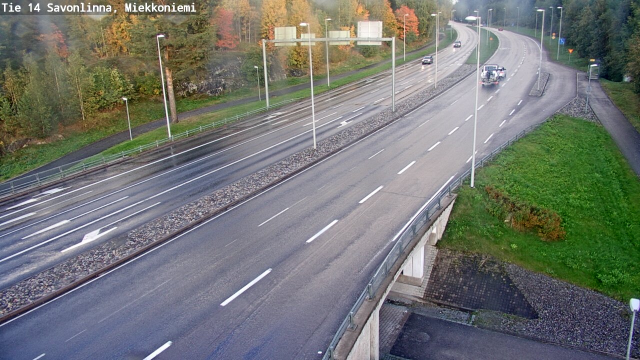 Weather Camera Image Road 14 Savonlinna, Miekkoniemi, Savonlinna, Etelä-Savo