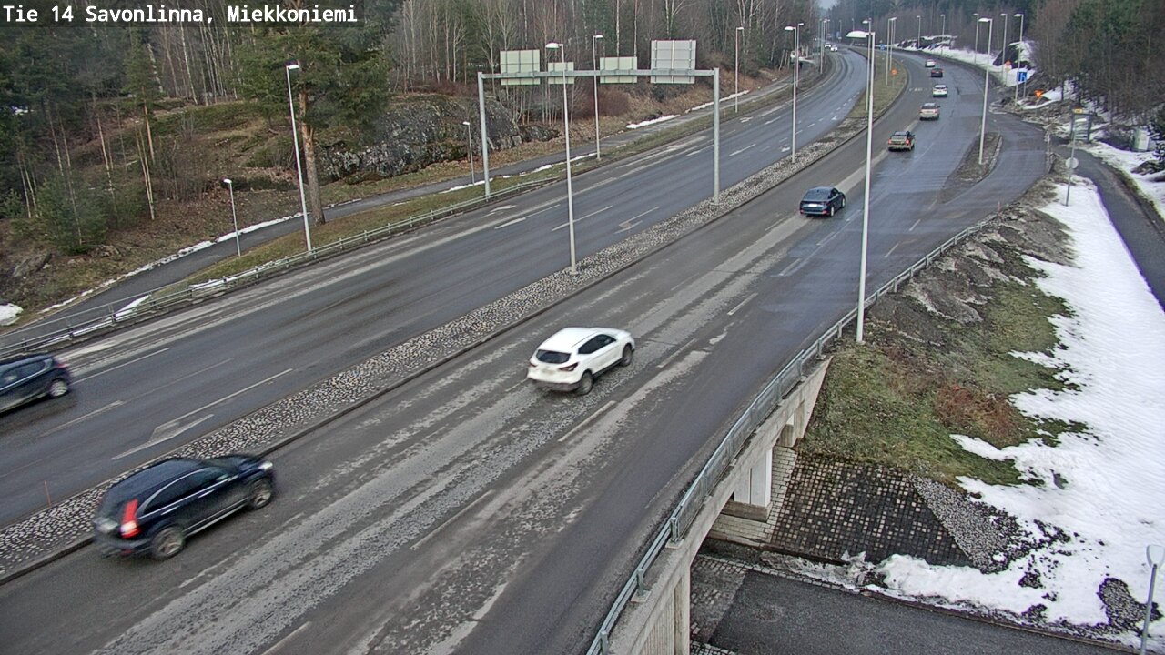 Weather Camera Image Road 14 Savonlinna, Miekkoniemi, Savonlinna, Etelä-Savo