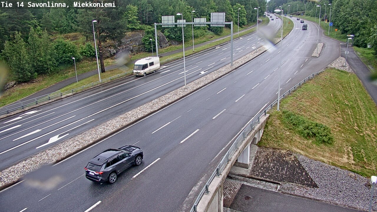 Weather Camera Image Road 14 Savonlinna, Miekkoniemi, Savonlinna, Etelä-Savo