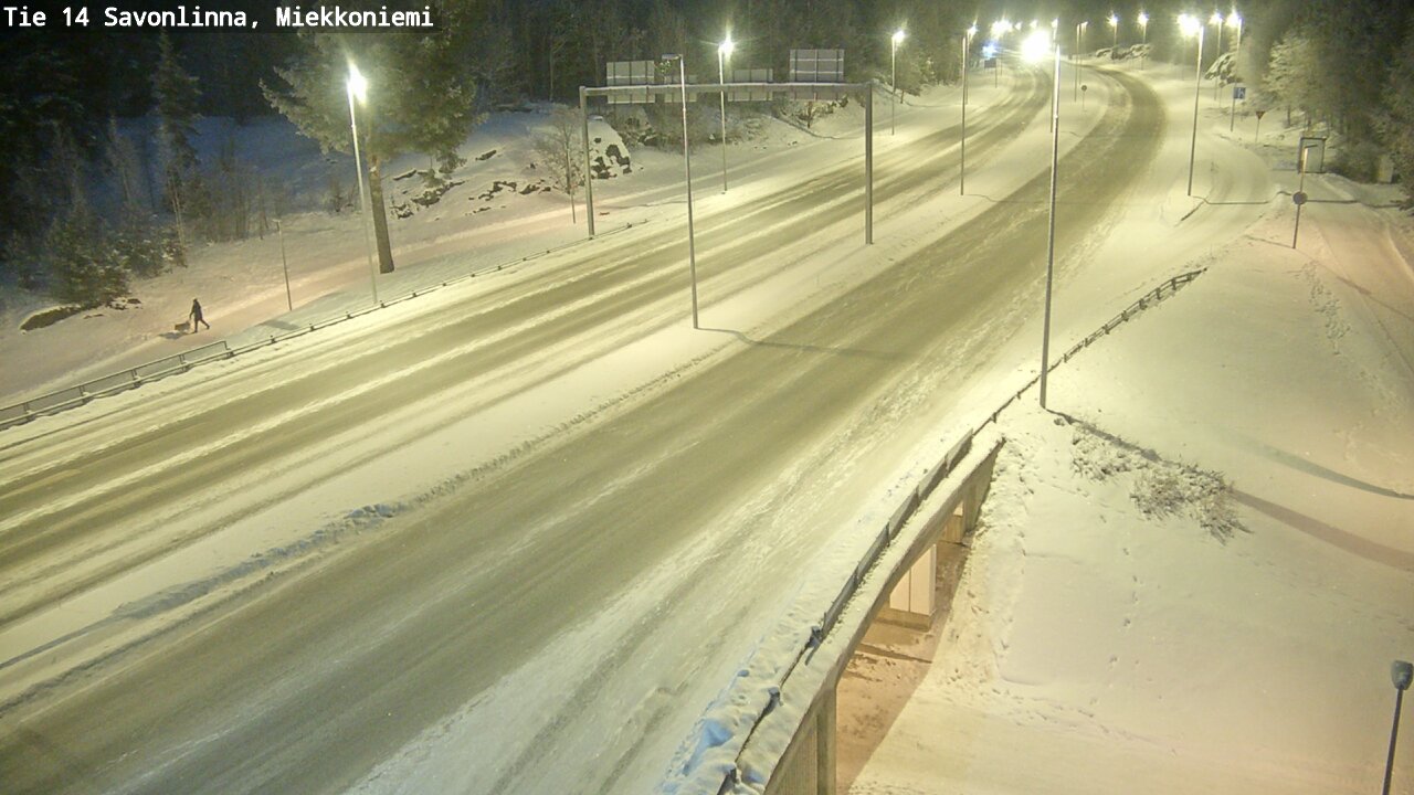 Weather Camera Image Road 14 Savonlinna, Miekkoniemi, Savonlinna, Etelä-Savo