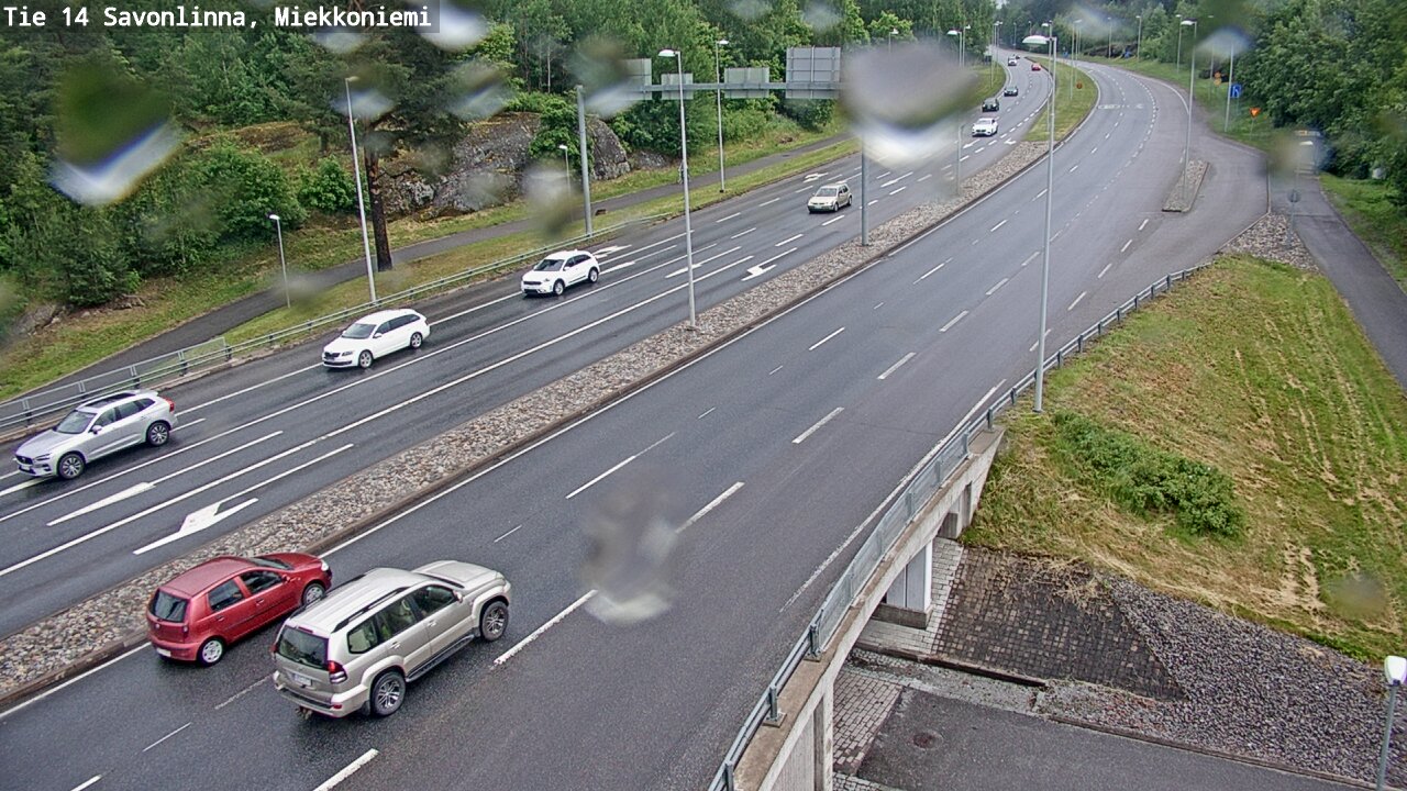Weather Camera Image Road 14 Savonlinna, Miekkoniemi, Savonlinna, Etelä-Savo