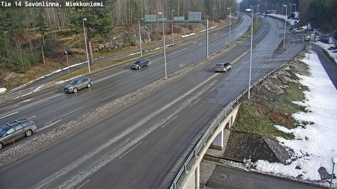Weather Camera Image Road 14 Savonlinna, Miekkoniemi, Savonlinna, Etelä-Savo