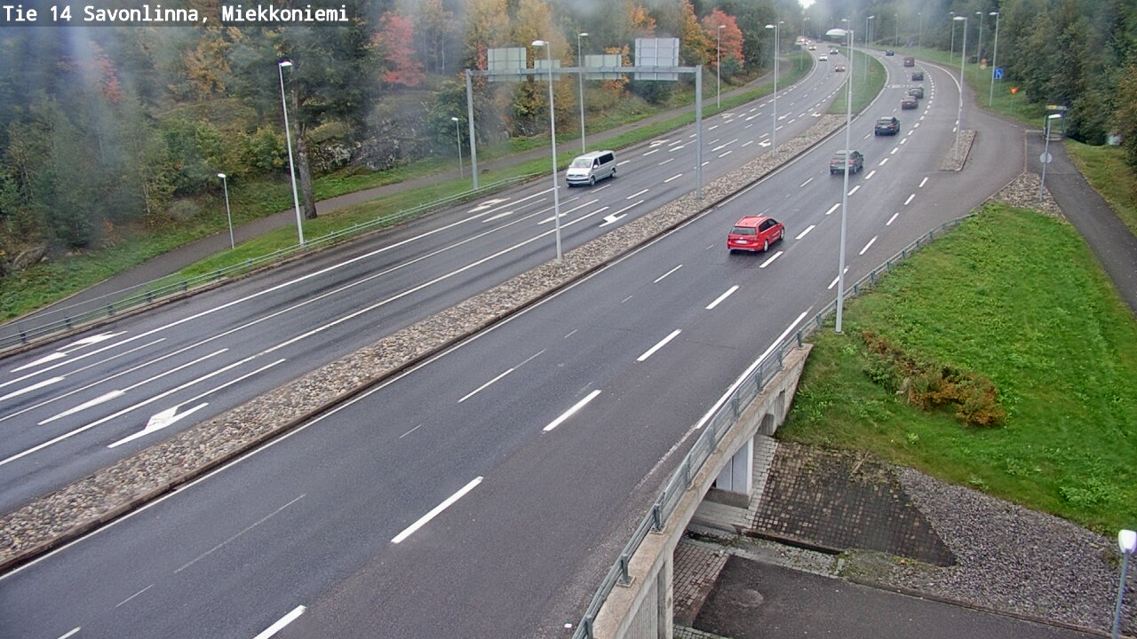 Weather Camera Image Road 14 Savonlinna, Miekkoniemi, Savonlinna, Etelä-Savo