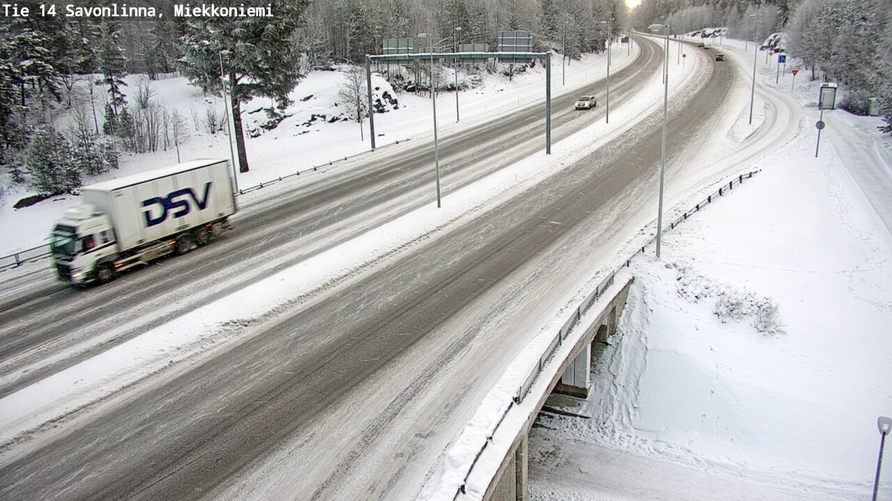 Weather Camera Image Road 14 Savonlinna, Miekkoniemi, Savonlinna, Etelä-Savo