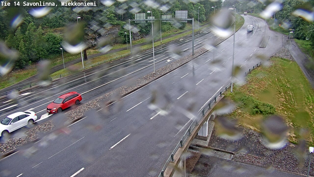Weather Camera Image Road 14 Savonlinna, Miekkoniemi, Savonlinna, Etelä-Savo