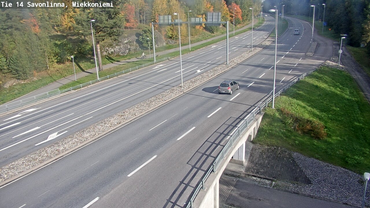 Weather Camera Image Road 14 Savonlinna, Miekkoniemi, Savonlinna, Etelä-Savo