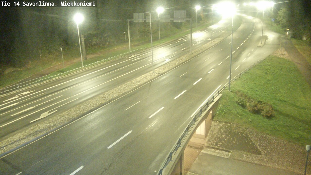 Weather Camera Image Road 14 Savonlinna, Miekkoniemi, Savonlinna, Etelä-Savo
