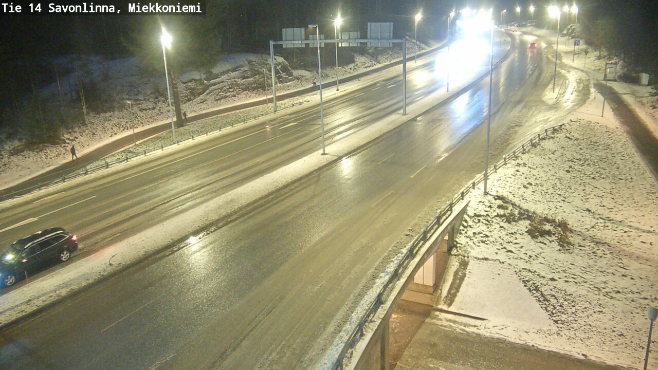 Weather Camera Image Väg 14 Nyslott, Miekkoniemi, Savonlinna, Etelä-Savo