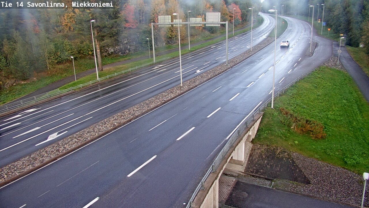 Weather Camera Image Road 14 Savonlinna, Miekkoniemi, Savonlinna, Etelä-Savo