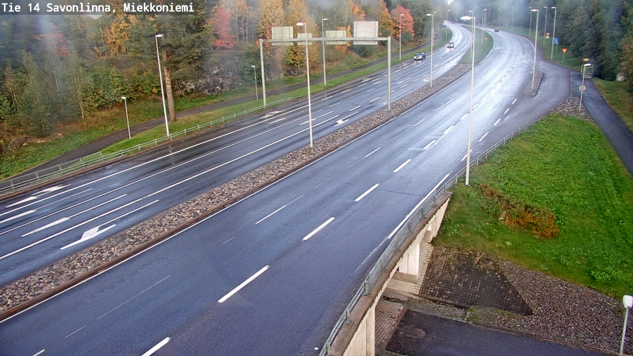 Weather Camera Image Road 14 Savonlinna, Miekkoniemi, Savonlinna, Etelä-Savo