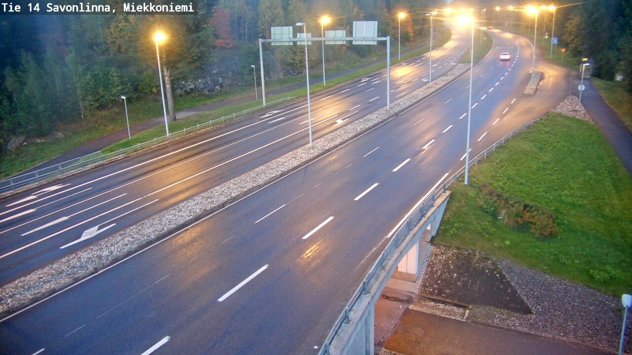Weather Camera Image Road 14 Savonlinna, Miekkoniemi, Savonlinna, Etelä-Savo