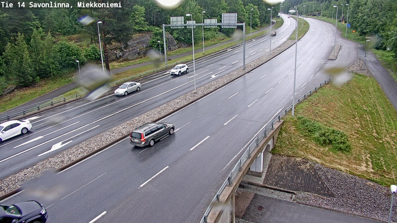 Weather Camera Image Road 14 Savonlinna, Miekkoniemi, Savonlinna, Etelä-Savo