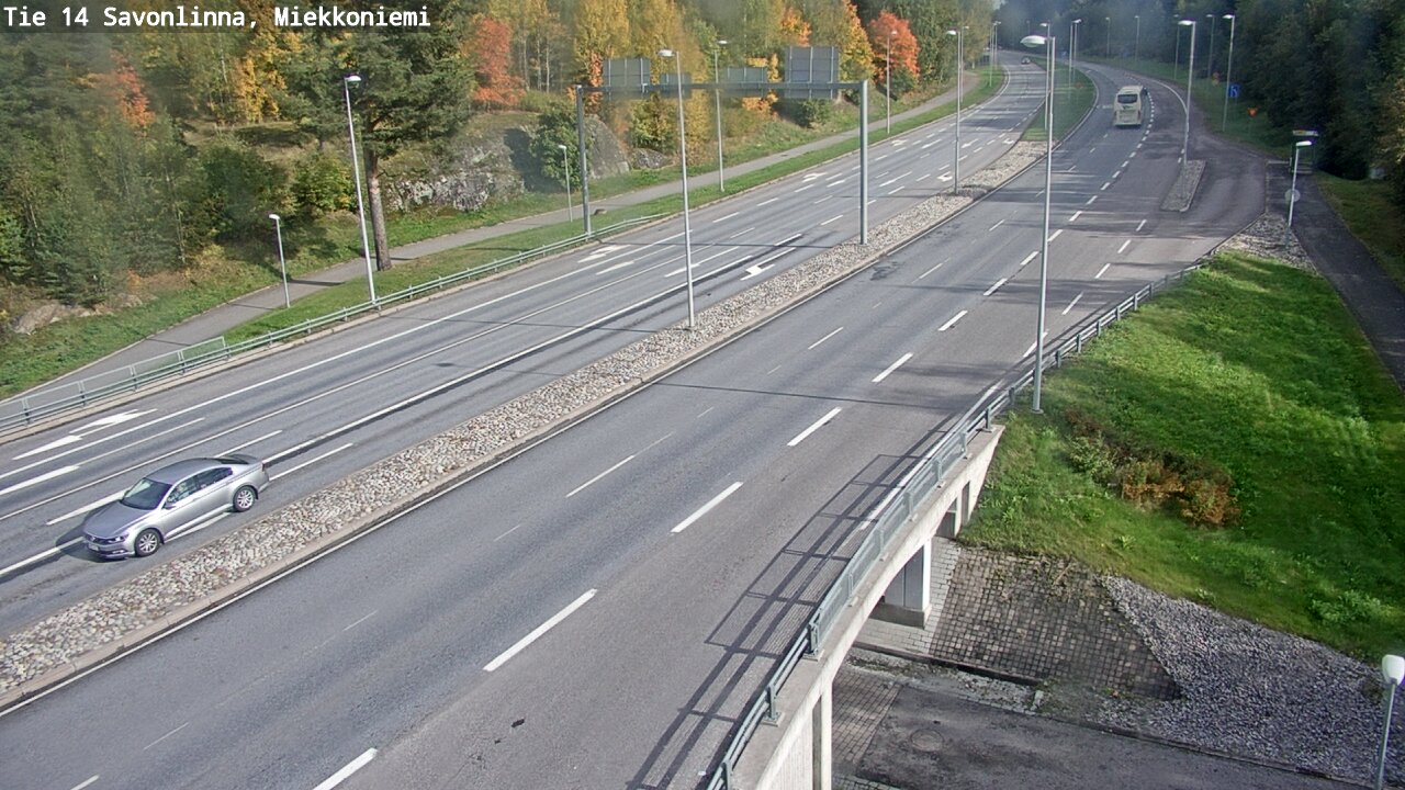 Weather Camera Image Road 14 Savonlinna, Miekkoniemi, Savonlinna, Etelä-Savo