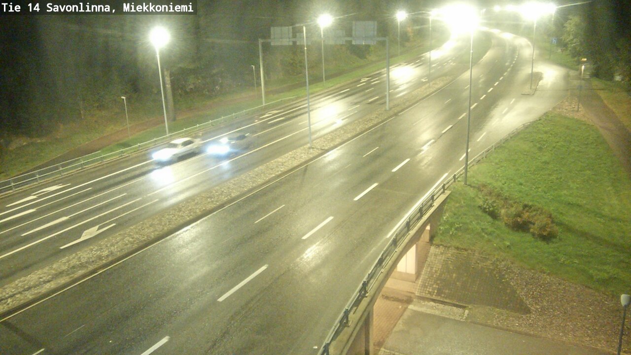 Weather Camera Image Road 14 Savonlinna, Miekkoniemi, Savonlinna, Etelä-Savo
