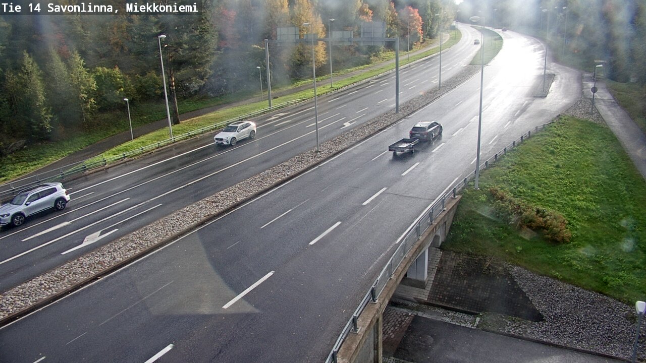 Weather Camera Image Road 14 Savonlinna, Miekkoniemi, Savonlinna, Etelä-Savo