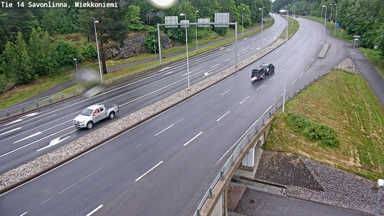 Weather Camera Image Road 14 Savonlinna, Miekkoniemi, Savonlinna, Etelä-Savo