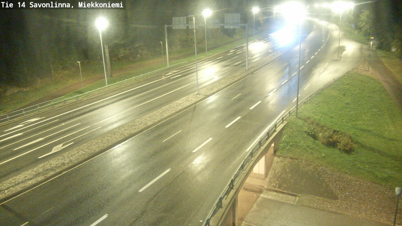 Weather Camera Image Road 14 Savonlinna, Miekkoniemi, Savonlinna, Etelä-Savo
