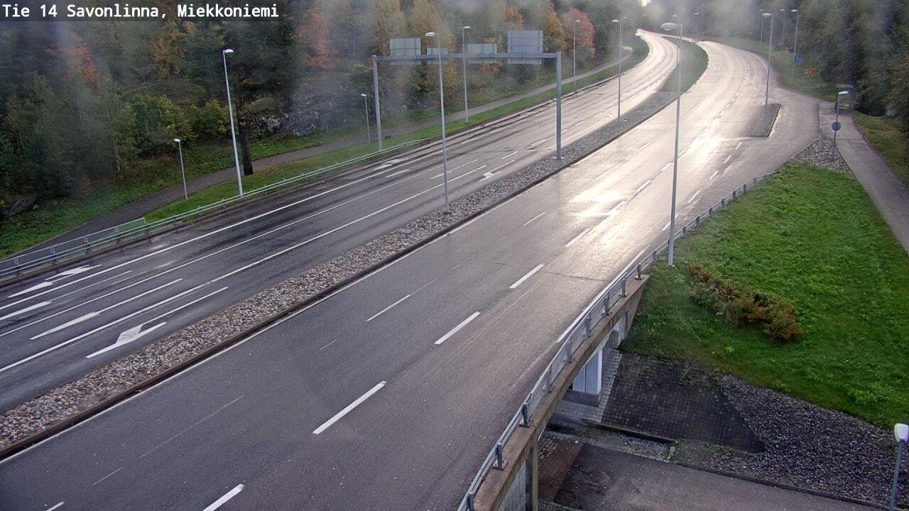 Weather Camera Image Road 14 Savonlinna, Miekkoniemi, Savonlinna, Etelä-Savo