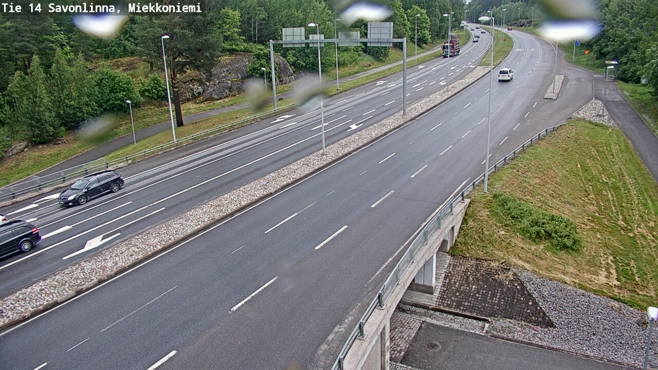 Weather Camera Image Road 14 Savonlinna, Miekkoniemi, Savonlinna, Etelä-Savo