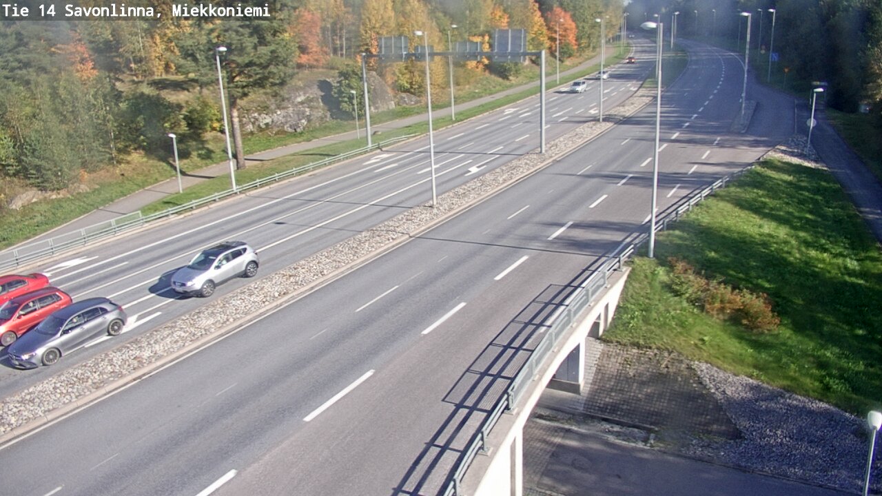 Weather Camera Image Road 14 Savonlinna, Miekkoniemi, Savonlinna, Etelä-Savo