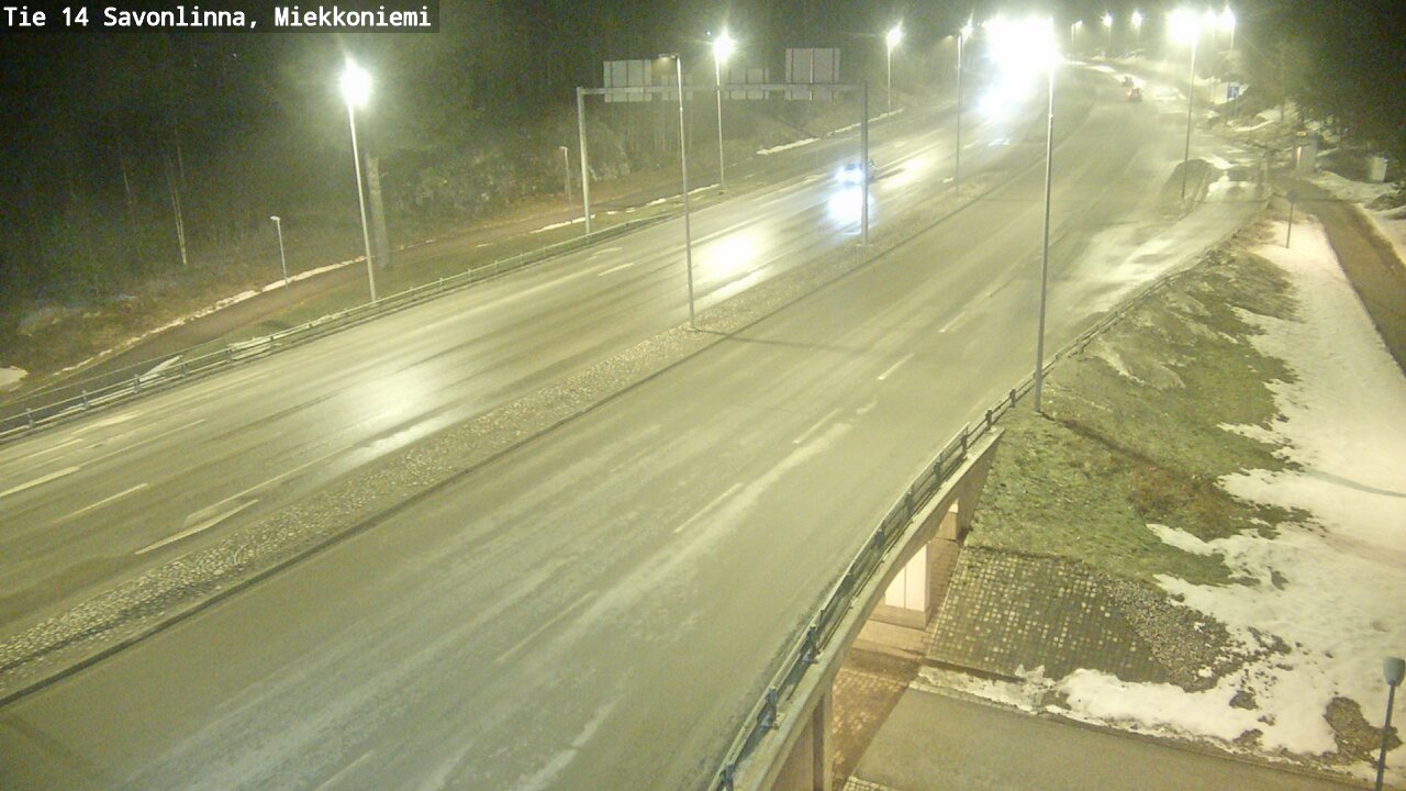 Weather Camera Image Road 14 Savonlinna, Miekkoniemi, Savonlinna, Etelä-Savo