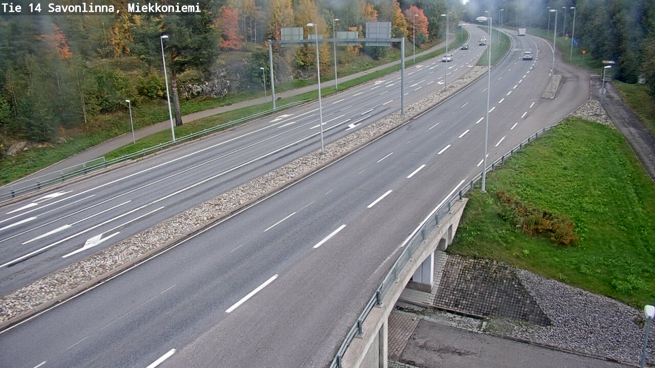 Weather Camera Image Road 14 Savonlinna, Miekkoniemi, Savonlinna, Etelä-Savo