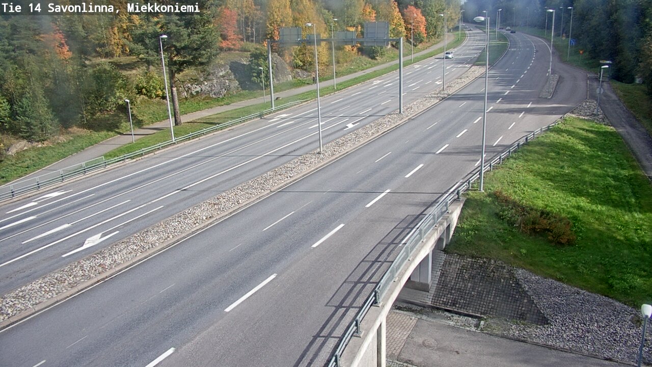 Weather Camera Image Road 14 Savonlinna, Miekkoniemi, Savonlinna, Etelä-Savo