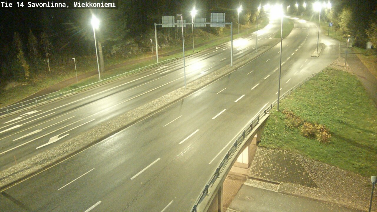 Weather Camera Image Väg 14 Nyslott, Miekkoniemi, Savonlinna, Etelä-Savo