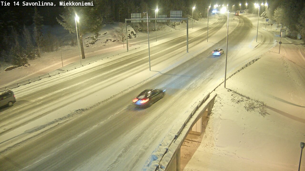 Weather Camera Image Road 14 Savonlinna, Miekkoniemi, Savonlinna, Etelä-Savo