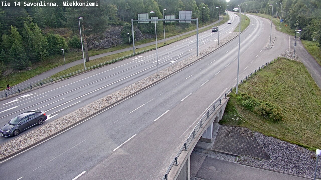Weather Camera Image Road 14 Savonlinna, Miekkoniemi, Savonlinna, Etelä-Savo