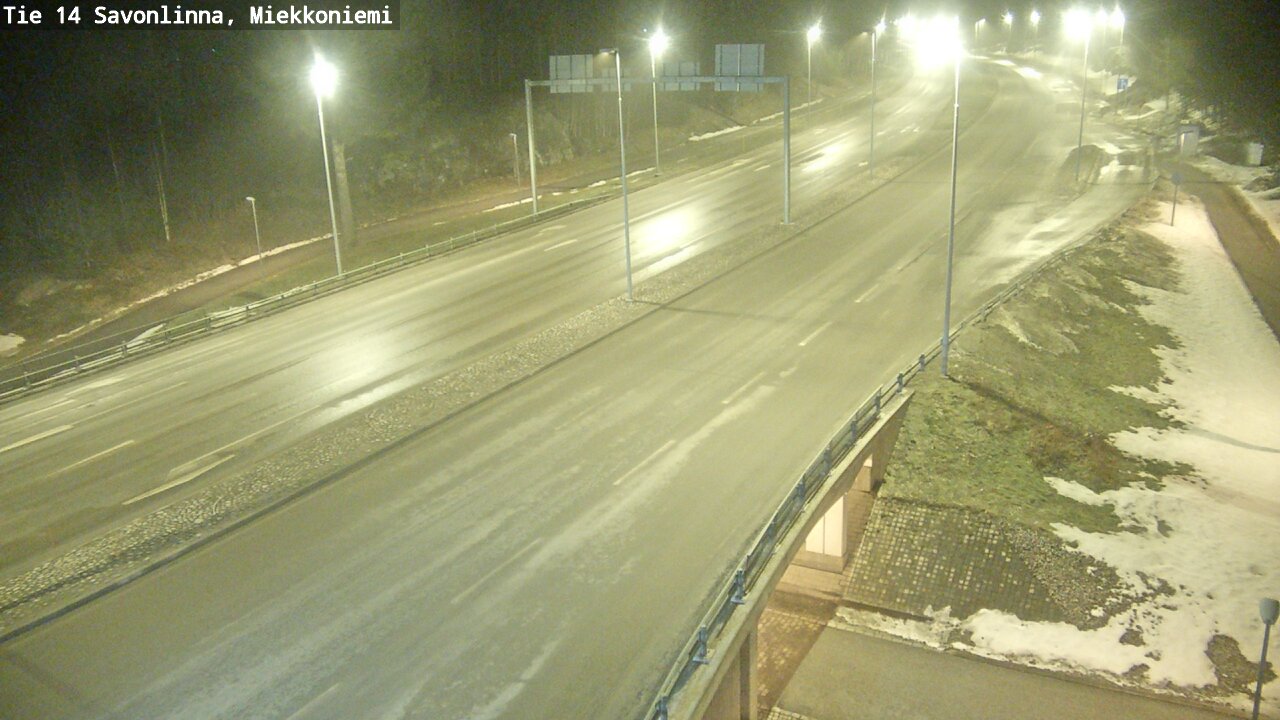 Weather Camera Image Road 14 Savonlinna, Miekkoniemi, Savonlinna, Etelä-Savo
