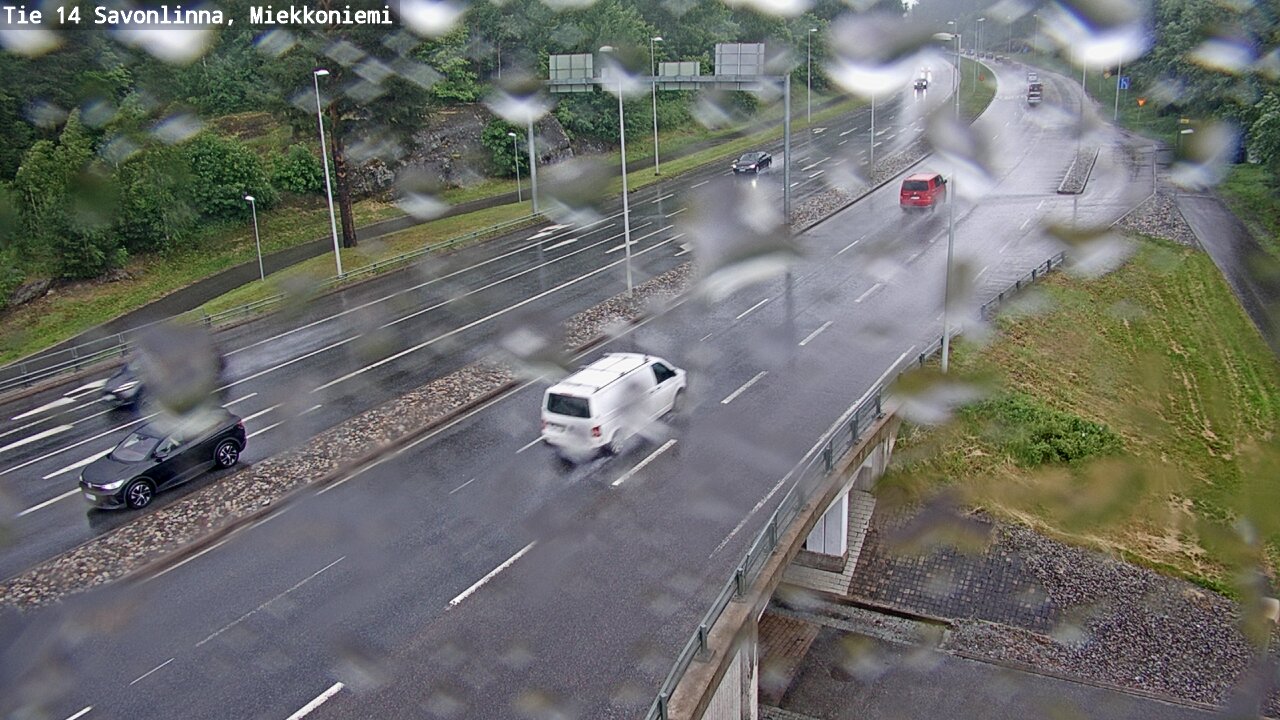 Weather Camera Image Väg 14 Nyslott, Miekkoniemi, Savonlinna, Etelä-Savo