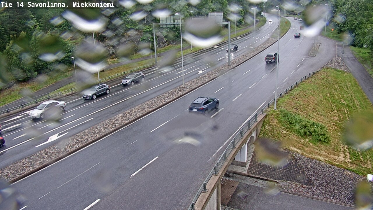 Weather Camera Image Road 14 Savonlinna, Miekkoniemi, Savonlinna, Etelä-Savo