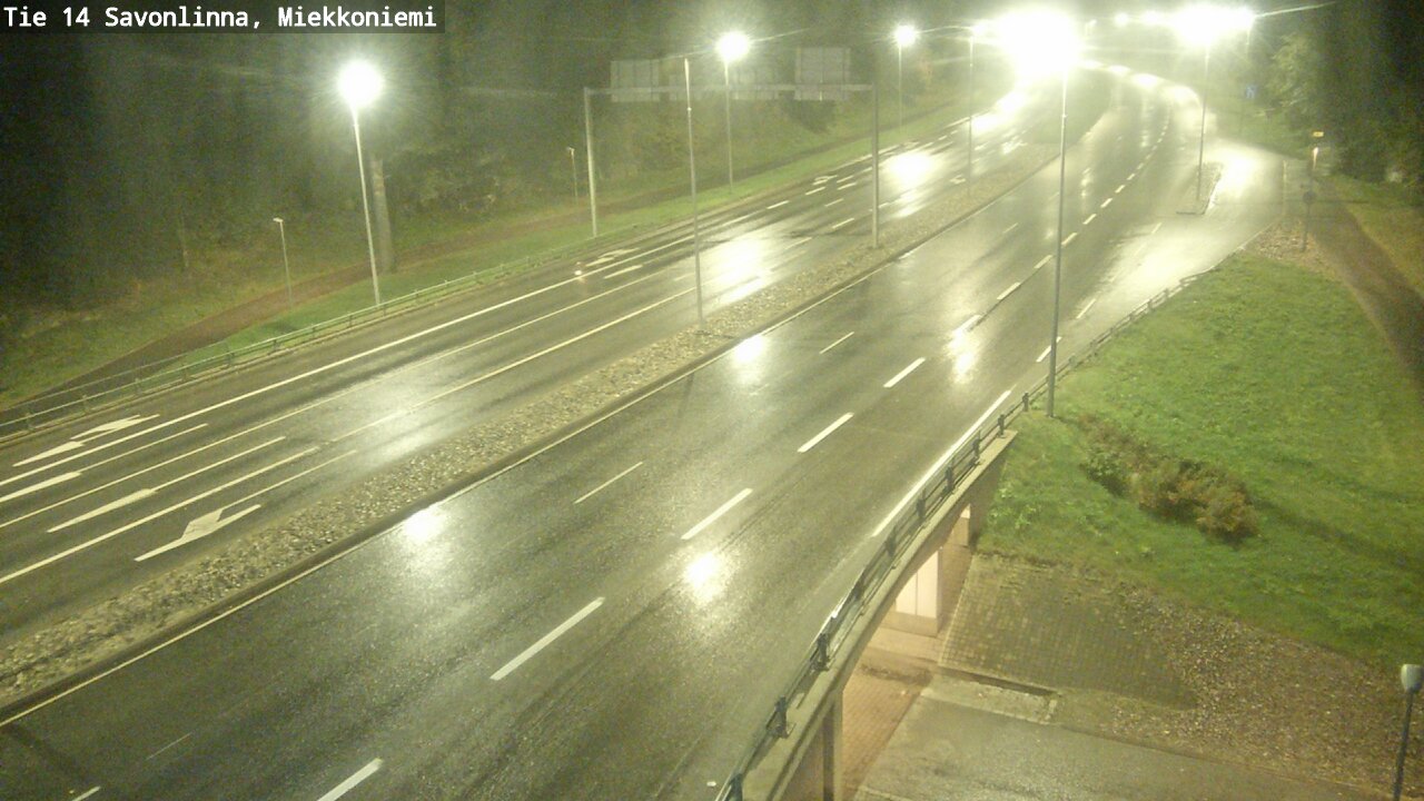 Weather Camera Image Road 14 Savonlinna, Miekkoniemi, Savonlinna, Etelä-Savo