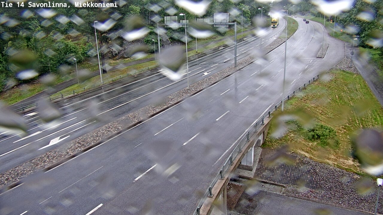 Weather Camera Image Road 14 Savonlinna, Miekkoniemi, Savonlinna, Etelä-Savo