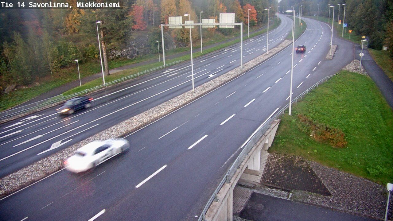 Weather Camera Image Road 14 Savonlinna, Miekkoniemi, Savonlinna, Etelä-Savo