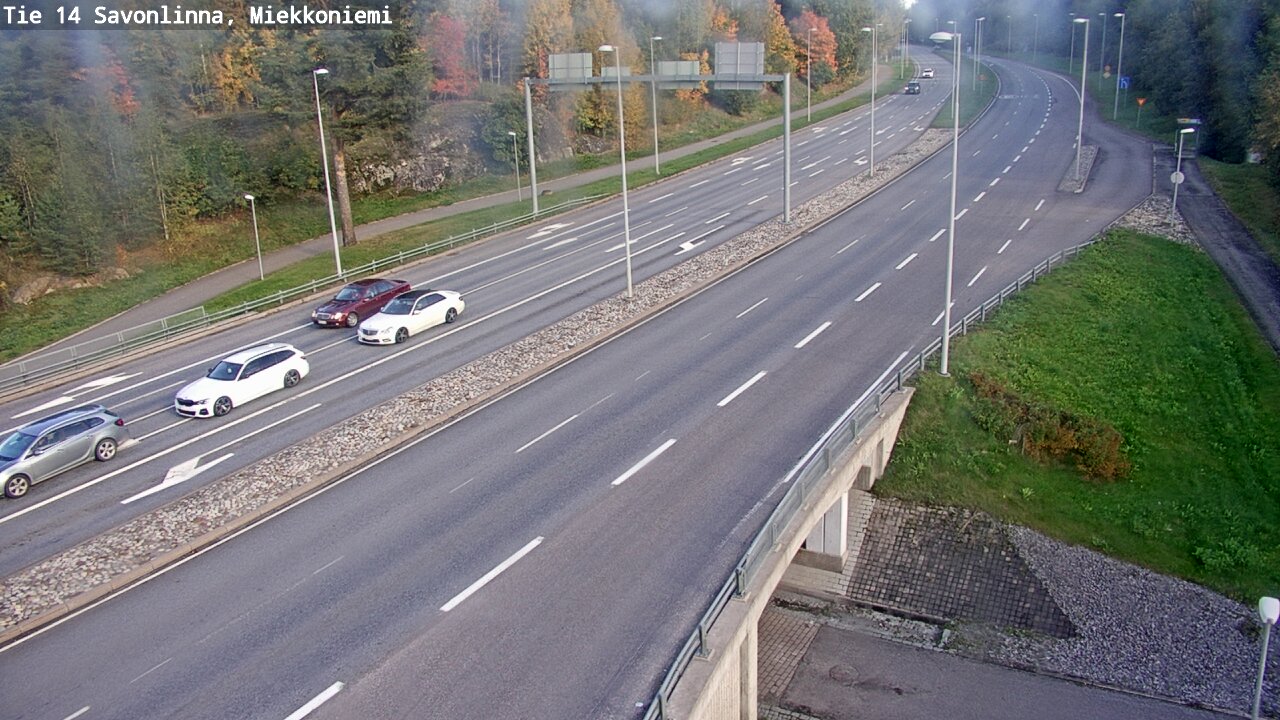 Weather Camera Image Road 14 Savonlinna, Miekkoniemi, Savonlinna, Etelä-Savo