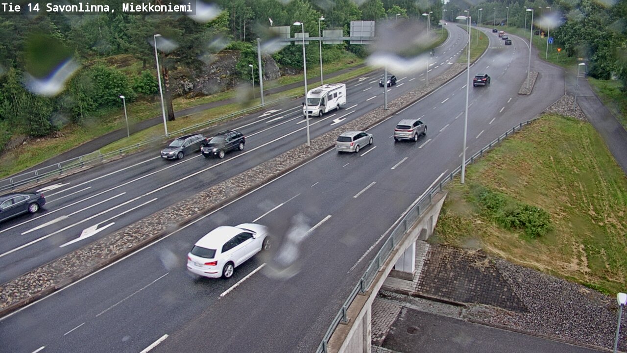 Weather Camera Image Road 14 Savonlinna, Miekkoniemi, Savonlinna, Etelä-Savo