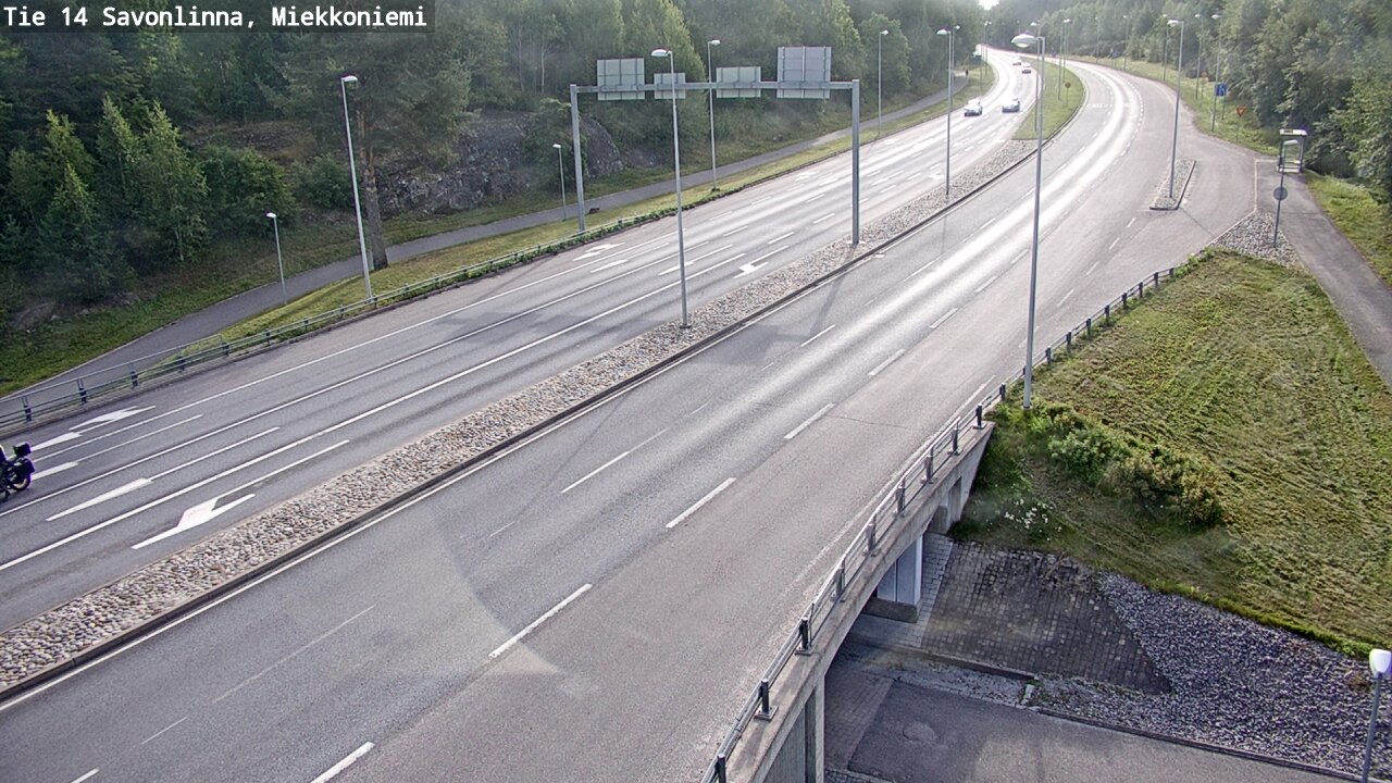 Weather Camera Image Road 14 Savonlinna, Miekkoniemi, Savonlinna, Etelä-Savo
