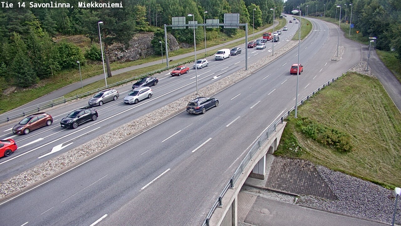Weather Camera Image Road 14 Savonlinna, Miekkoniemi, Savonlinna, Etelä-Savo