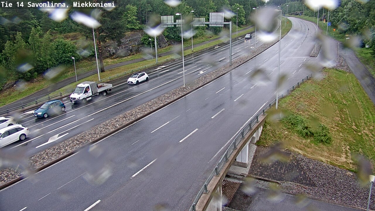 Weather Camera Image Väg 14 Nyslott, Miekkoniemi, Savonlinna, Etelä-Savo