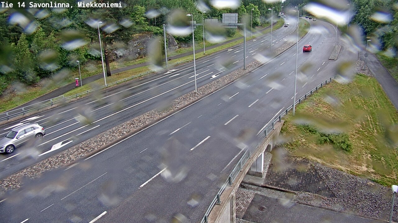 Weather Camera Image Road 14 Savonlinna, Miekkoniemi, Savonlinna, Etelä-Savo