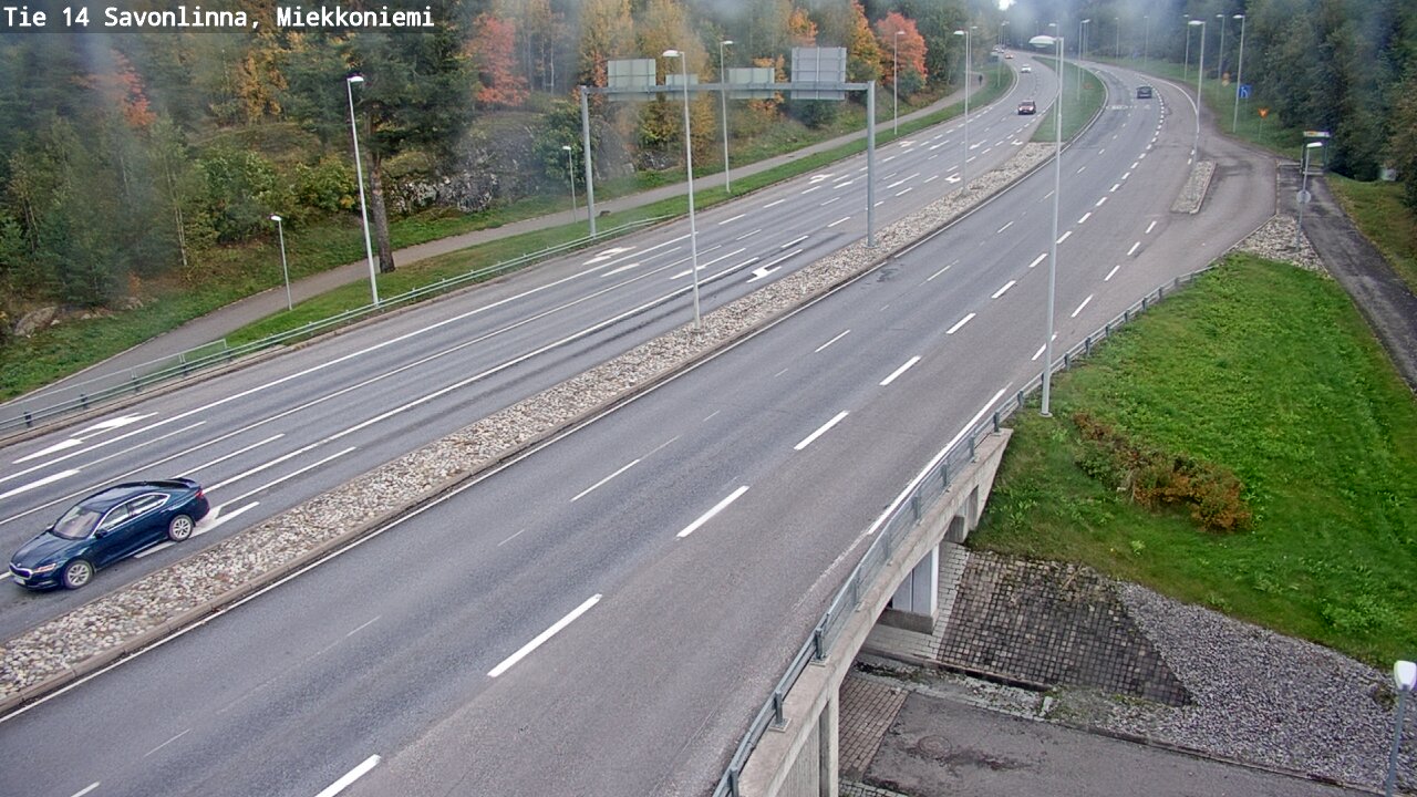 Weather Camera Image Road 14 Savonlinna, Miekkoniemi, Savonlinna, Etelä-Savo