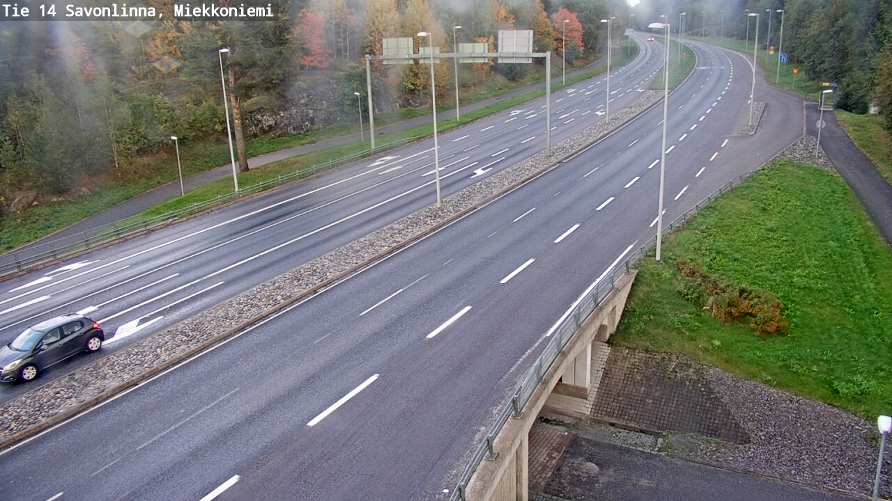 Weather Camera Image Road 14 Savonlinna, Miekkoniemi, Savonlinna, Etelä-Savo