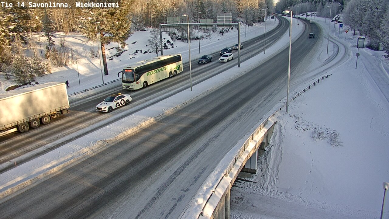 Weather Camera Image Road 14 Savonlinna, Miekkoniemi, Savonlinna, Etelä-Savo
