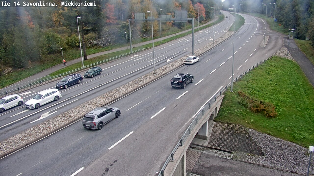 Weather Camera Image Road 14 Savonlinna, Miekkoniemi, Savonlinna, Etelä-Savo