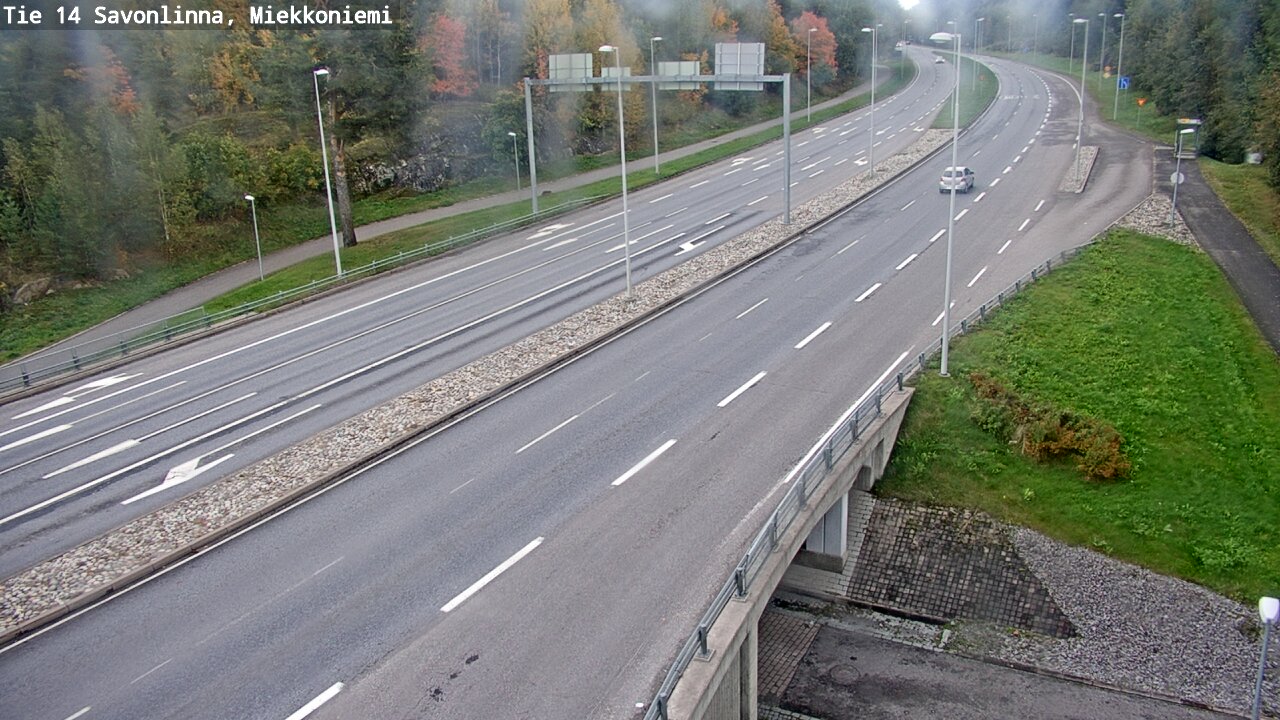 Weather Camera Image Road 14 Savonlinna, Miekkoniemi, Savonlinna, Etelä-Savo