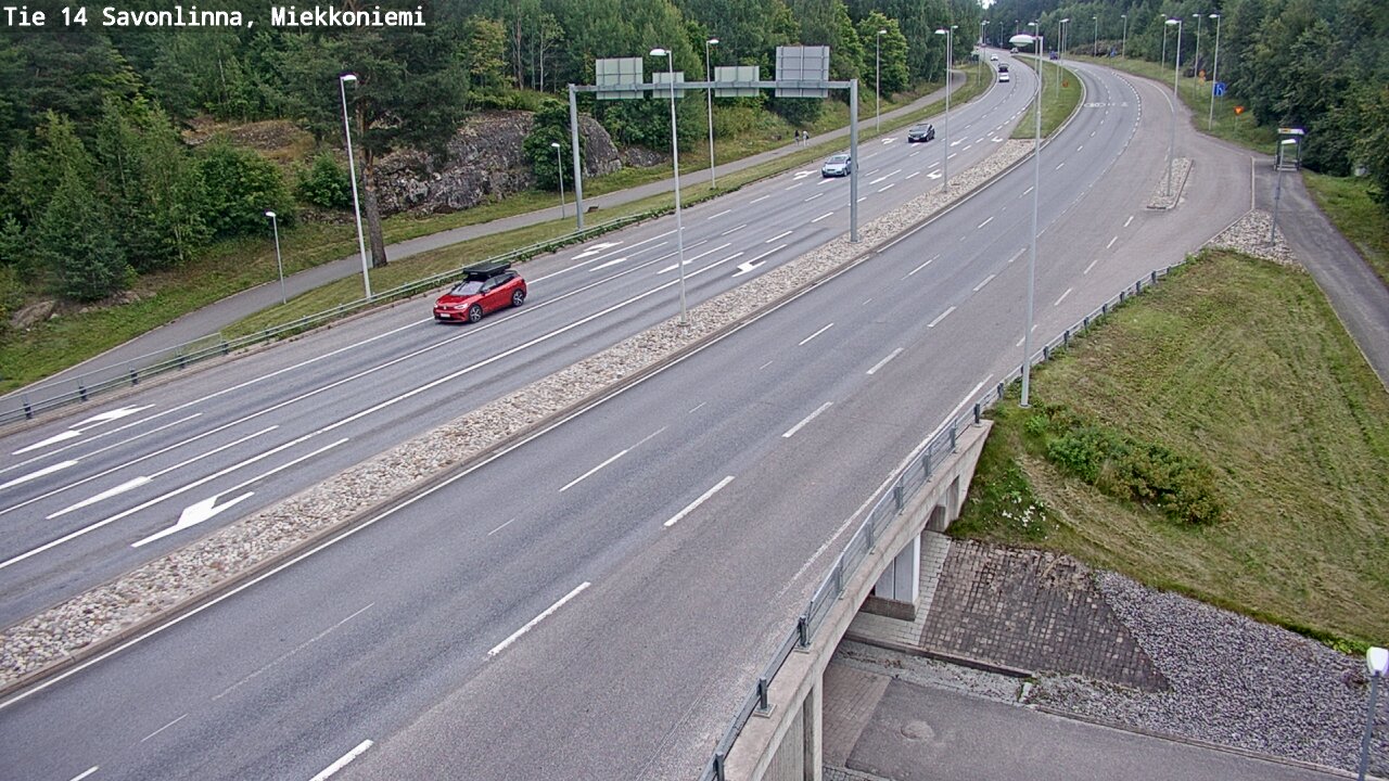 Weather Camera Image Road 14 Savonlinna, Miekkoniemi, Savonlinna, Etelä-Savo