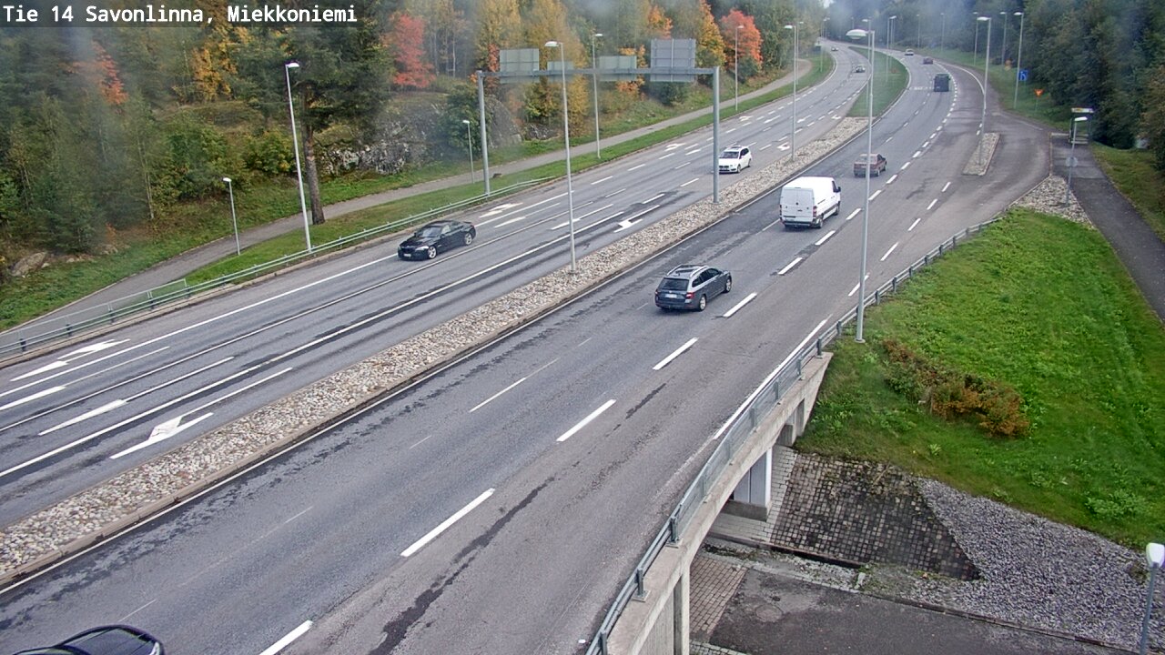 Weather Camera Image Road 14 Savonlinna, Miekkoniemi, Savonlinna, Etelä-Savo