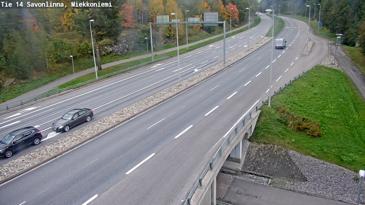 Weather Camera Image Road 14 Savonlinna, Miekkoniemi, Savonlinna, Etelä-Savo